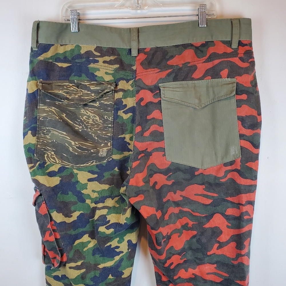 Strivers Row Camp Shield Camo Patchwork Cargo Pan… - image 6